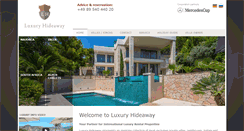 Desktop Screenshot of luxury-hideaway.com