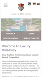Mobile Screenshot of luxury-hideaway.com